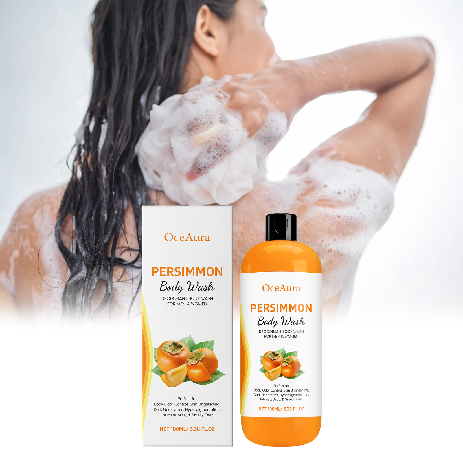 Aha Bha Exfoliant - Persimmon Body Wash For Body Gentle