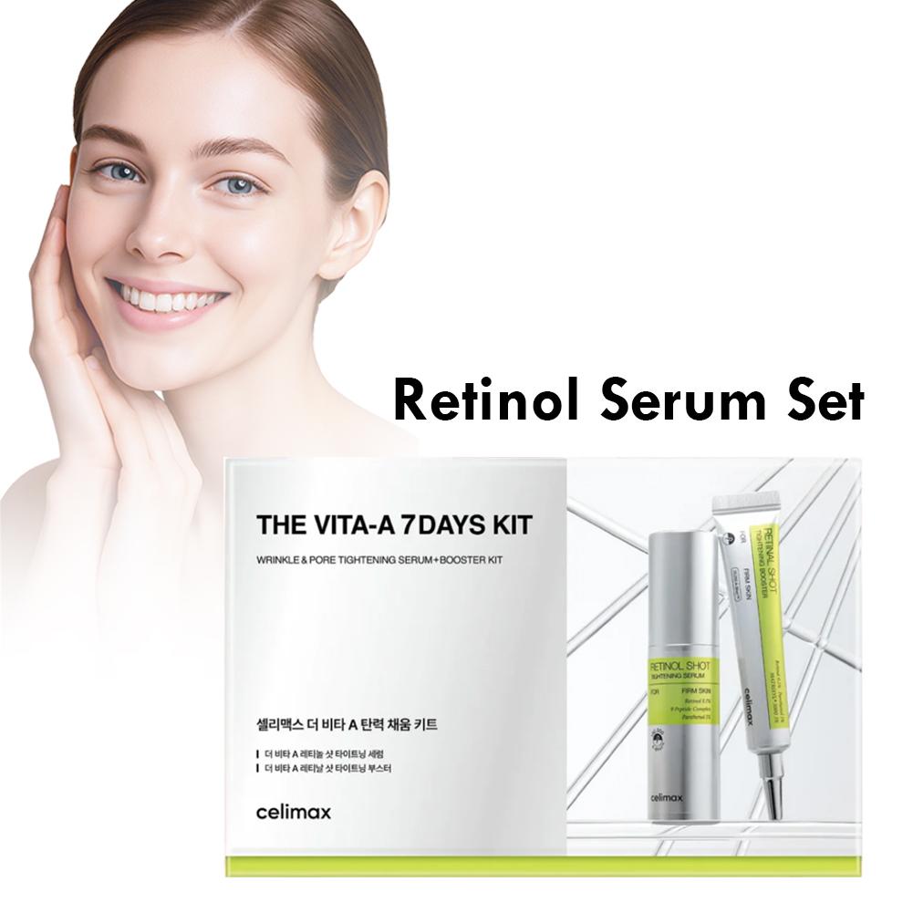 Retinol Vitamin A Cream - Travel Size Retinol Set 7ml Vitamin