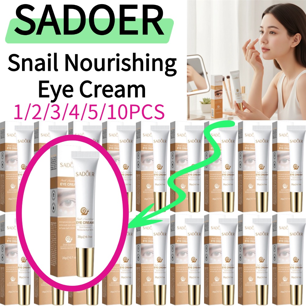 Snail Cream Gel - SADOER 1/3/5/10PCS Deep Nourishing Snail Eye