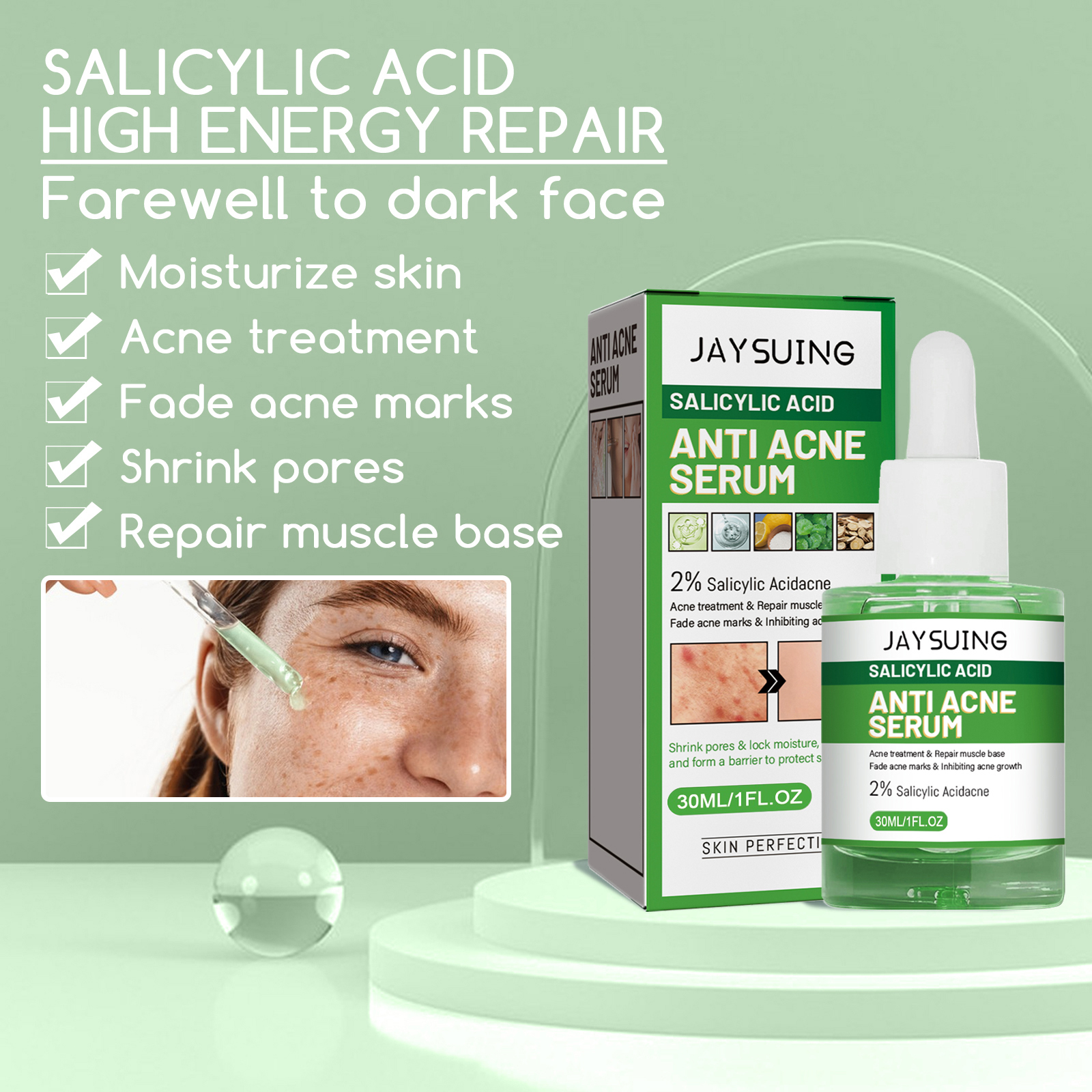 Salicylic Acid Anti Acn-e Face - Skincare Salicylic Acid บทวิจารณ์และราคา