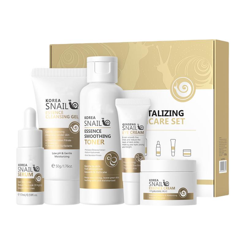 5pcs Snail Collagen Skin Care  - Snail Cream Gel บทวิจารณ์และราคา