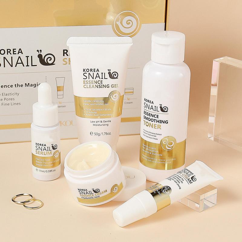 5pcs Snail Collagen Skin Care  - Snail Cream Gel บทวิจารณ์และราคา