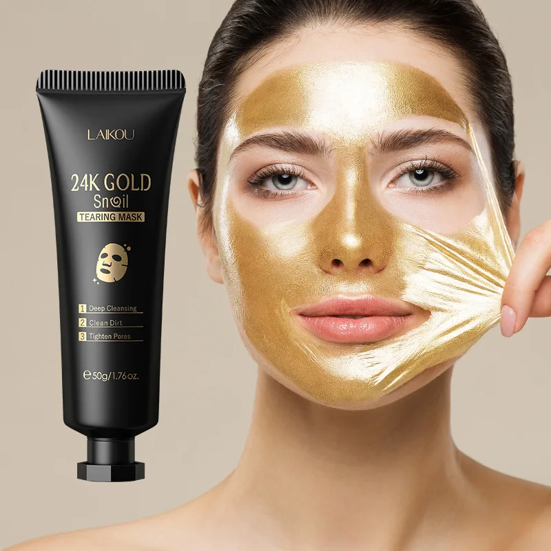 LAIKOU 24K Gold Sakura Peeling - Snail Cream Gel บทวิจารณ์และราคา