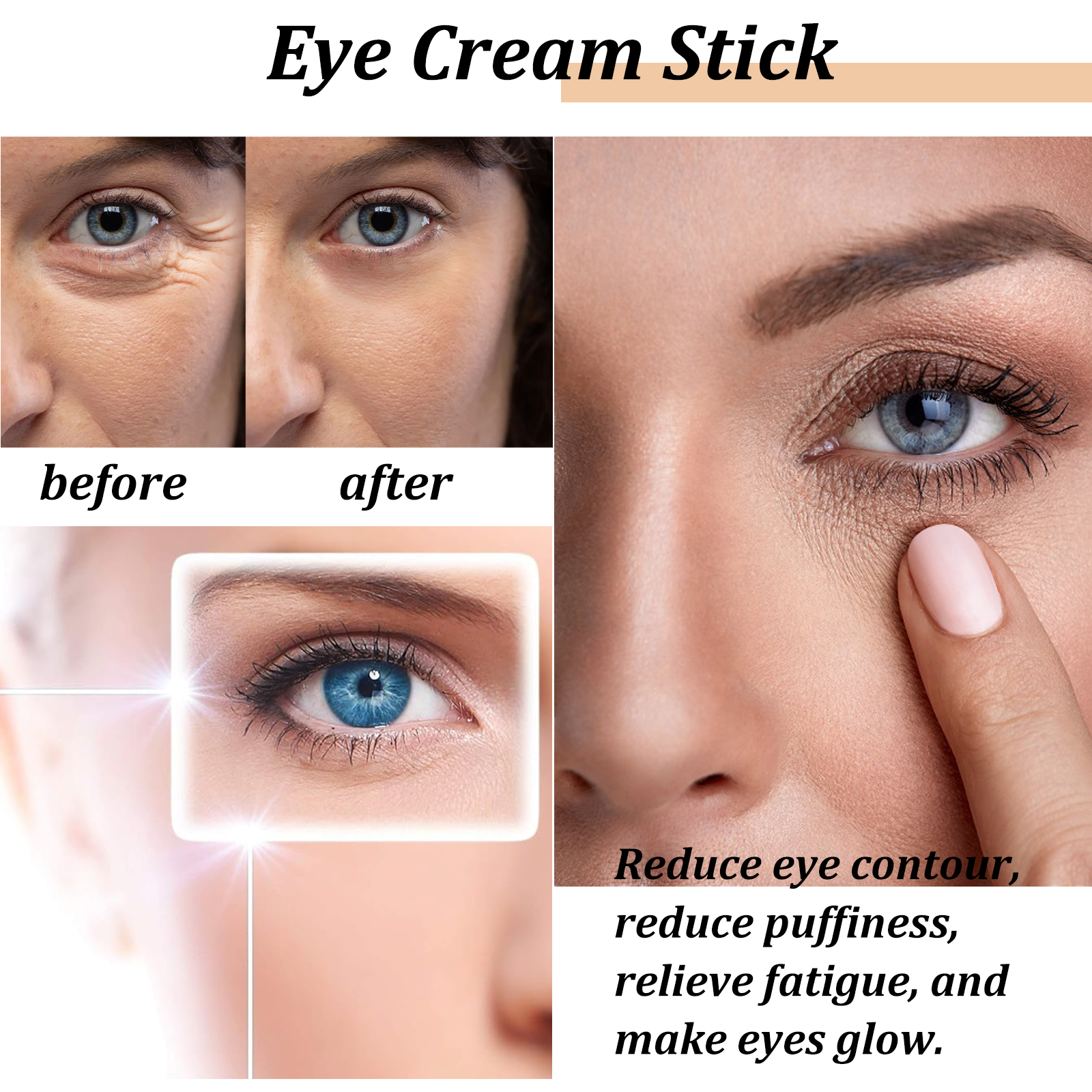 Snail Mucin Eye Cream Stick W- - Snail Cream Gel บทวิจารณ์และราคา