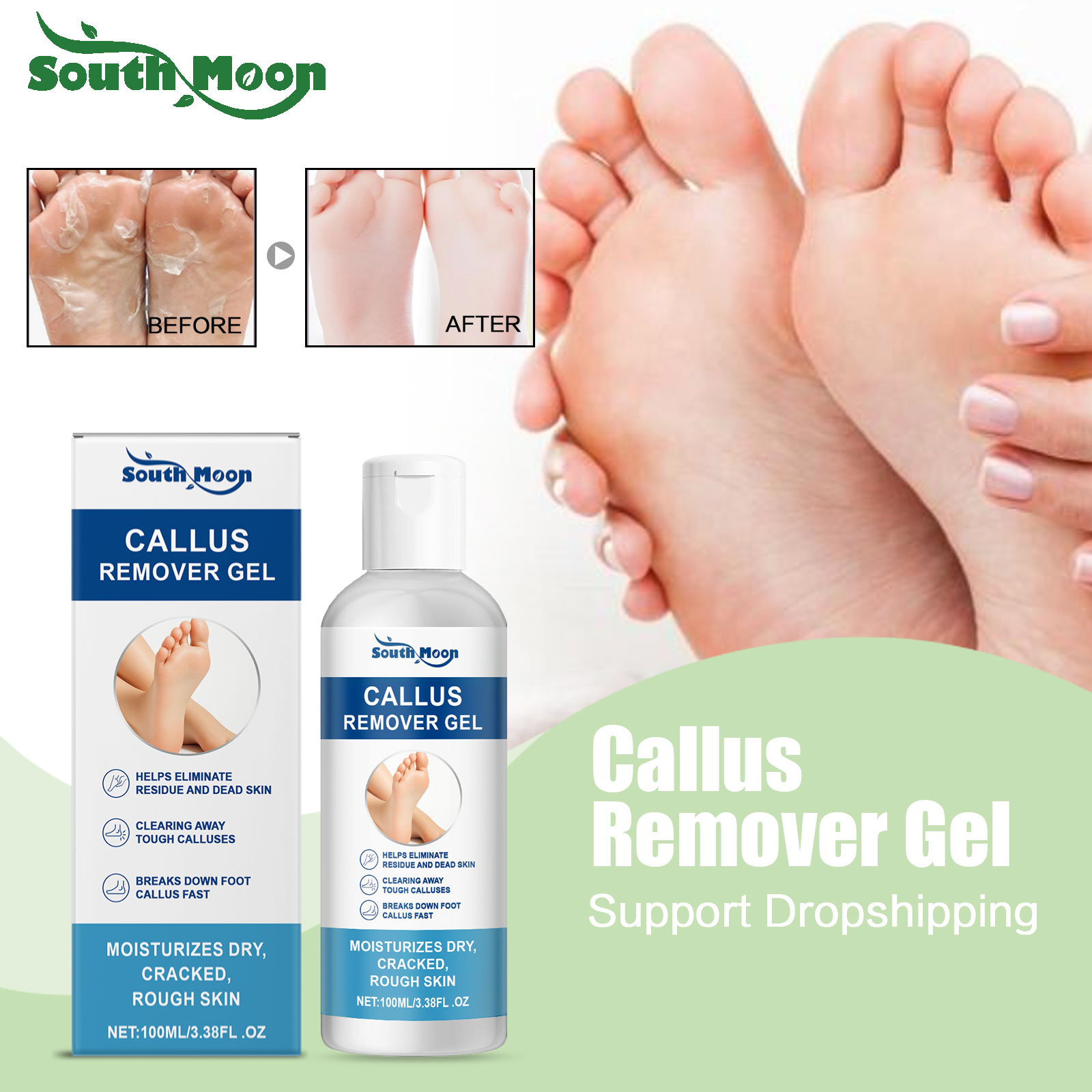 Foot Callus Remover Gel Hydrat - Aha Bha Exfoliant บทวิจารณ์และราคา