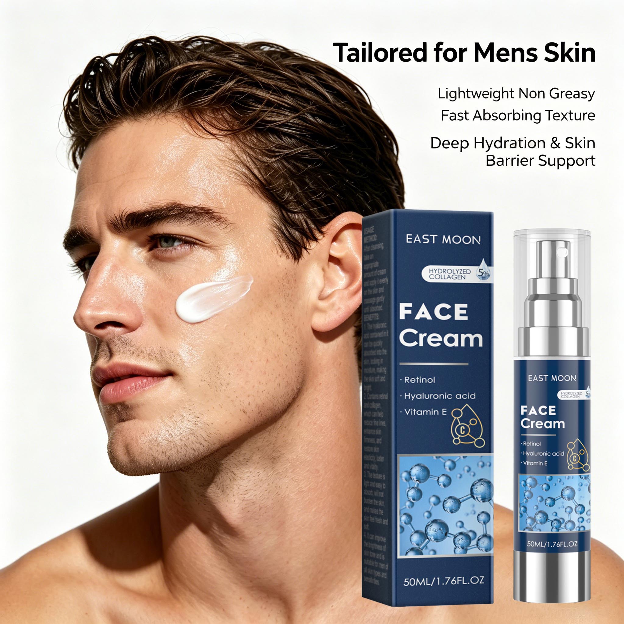 Men's Retinol Face Cream Hyalu - Skincare Retinol บทวิจารณ์และราคา