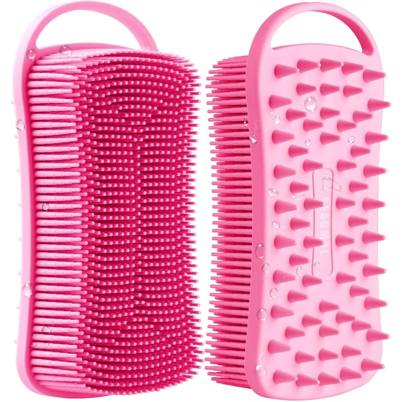 Dual-use Silicone Body Scrubbe - Aha Bha Exfoliant บทวิจารณ์และราคา