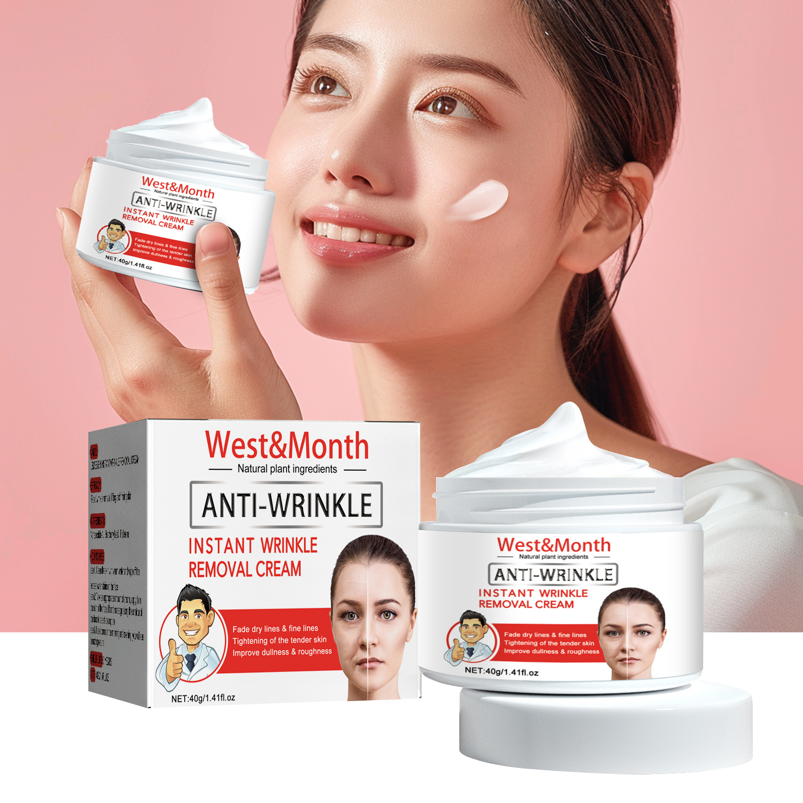Face Cream Collagen Hyaluronic - Retinol Vitamin A Cream บทวิจารณ์และราคา