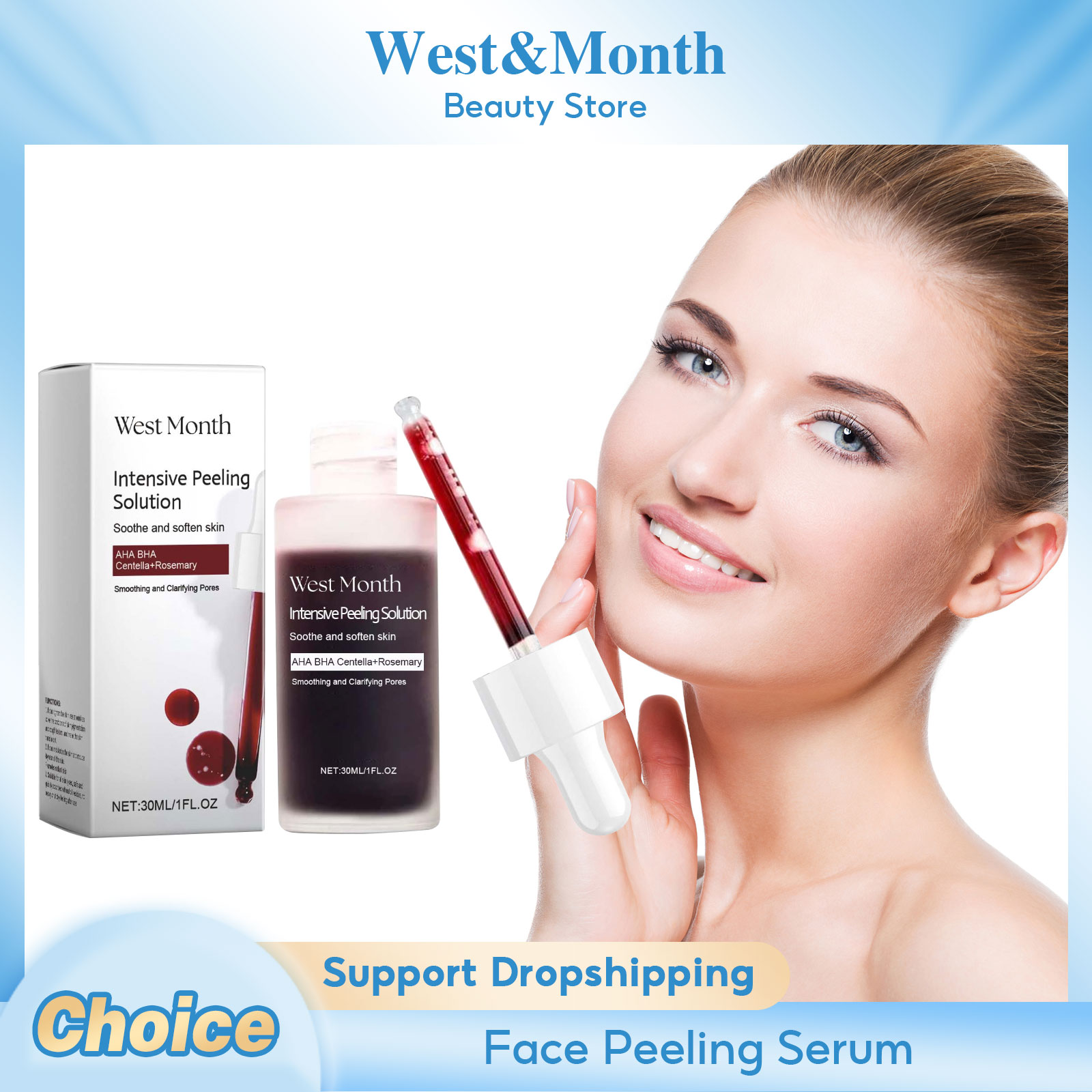 Peeling Face Serum Fruit Acid  - Skincare Salicylic Acid บทวิจารณ์และราคา