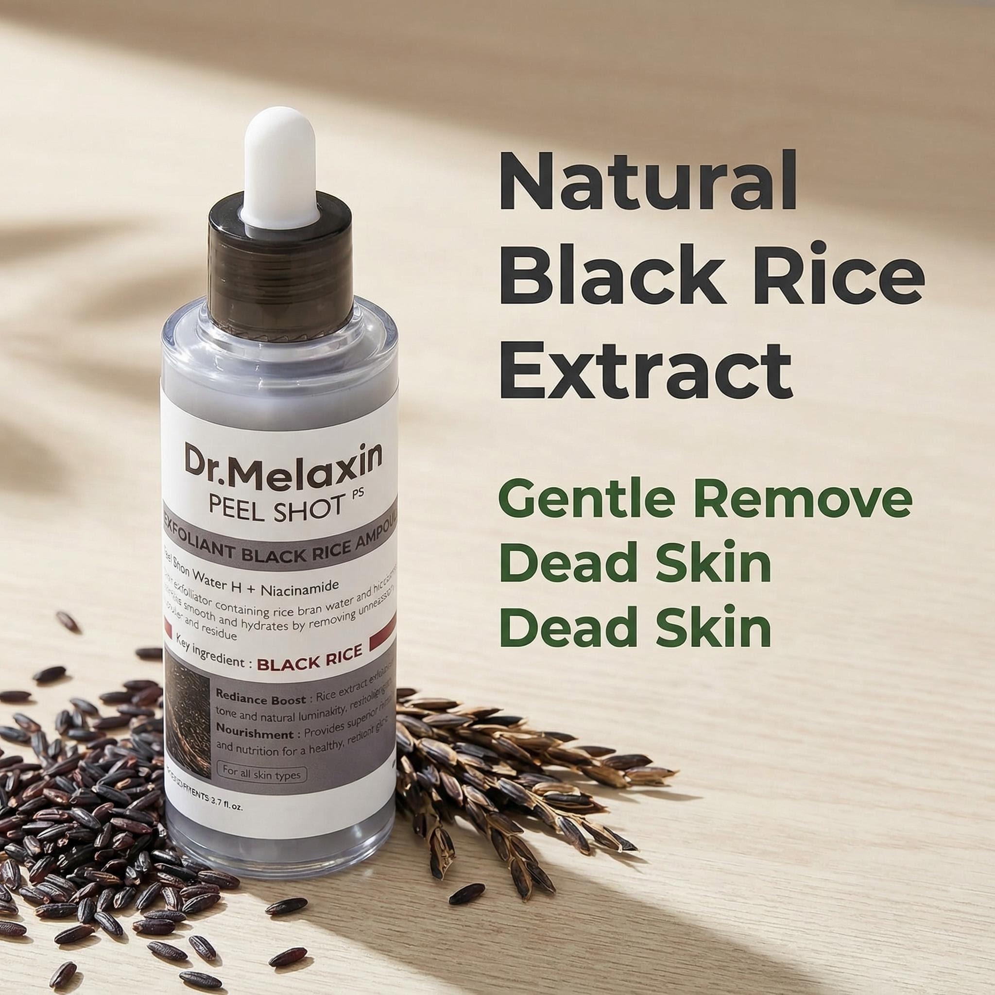 Black Rice Exfoliating Ampoule - Aha Bha Exfoliant บทวิจารณ์และราคา