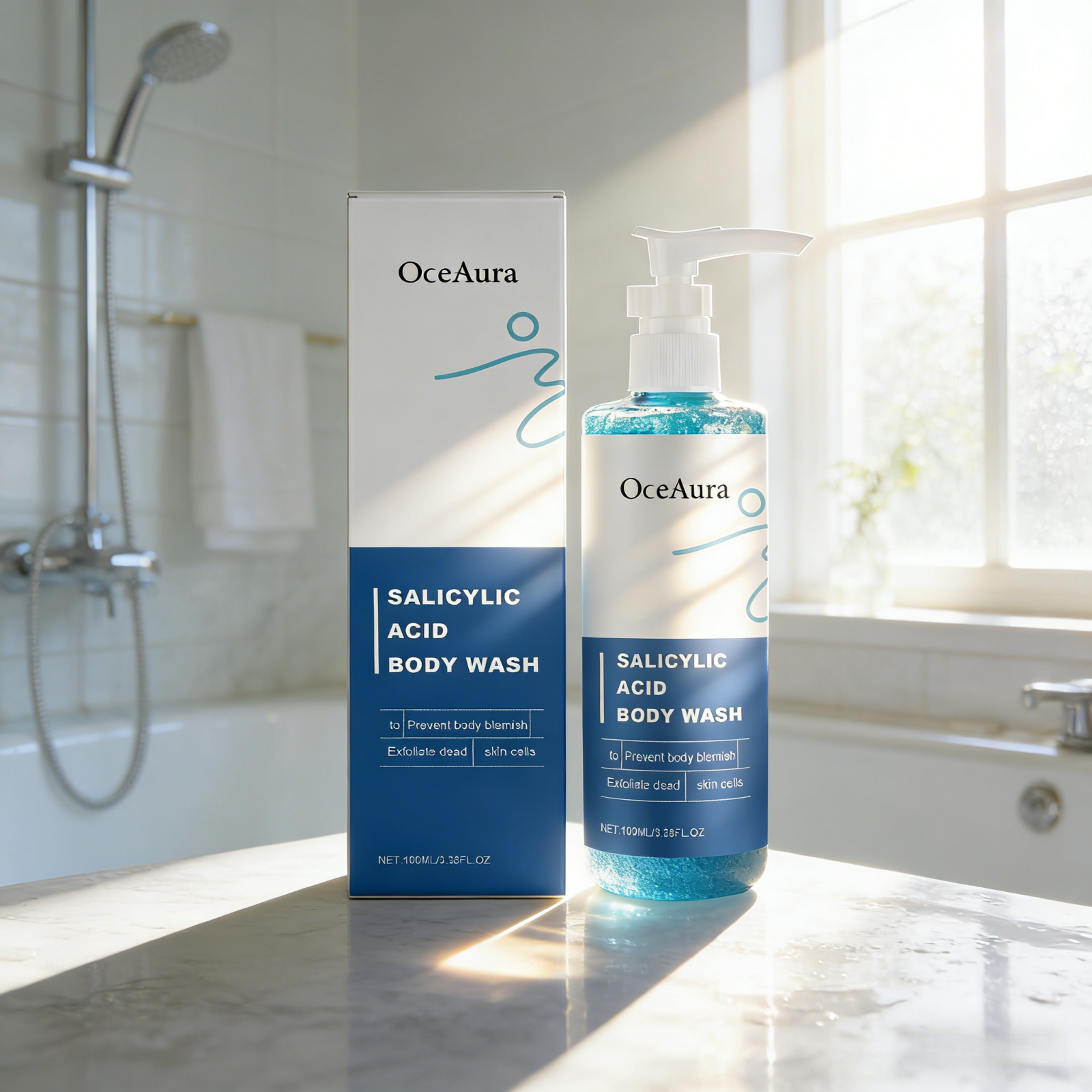 OceAura Salicylic Acid Shower  - Aha Bha Exfoliant บทวิจารณ์และราคา
